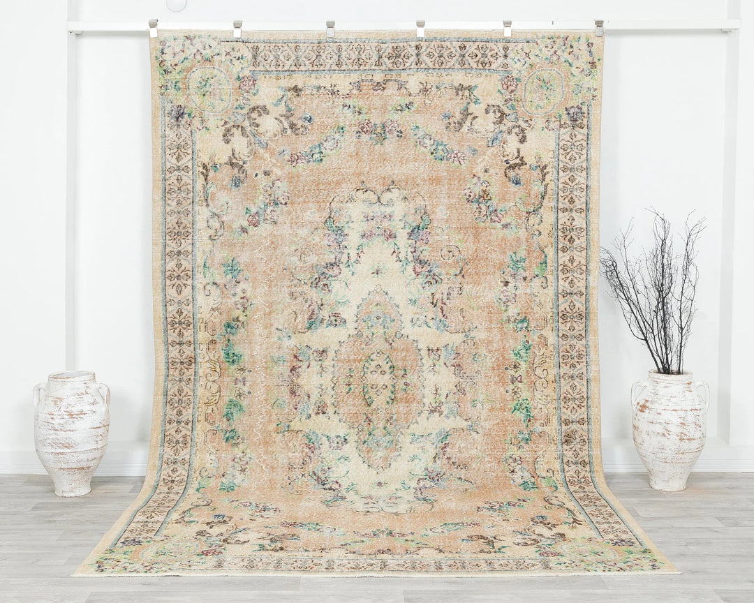Oushak Rug 6' 8" x 10' 4" | No. VR46555