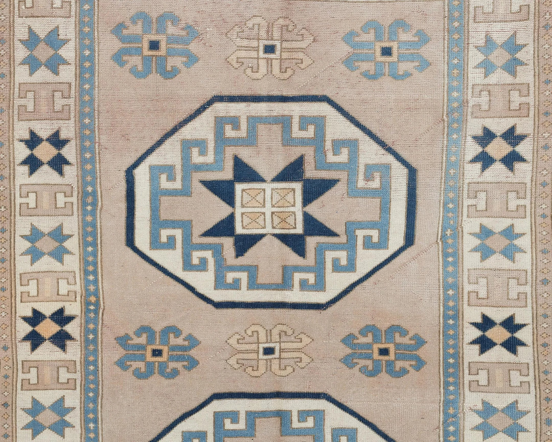 Multicolor Turkish Oushak Rug 4'11" x 8'2" Hand-Knotted view