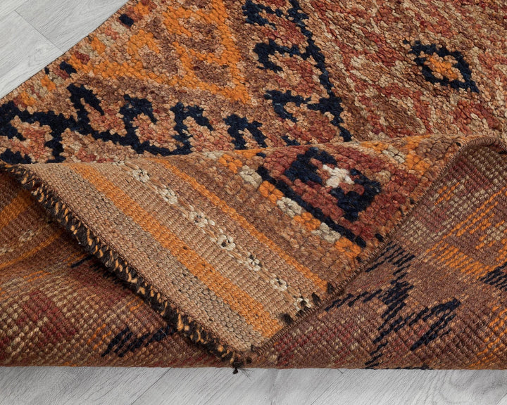 Rust Turkish Oushak Rug 3' x 10' Hand-Knotted | No. VR46718