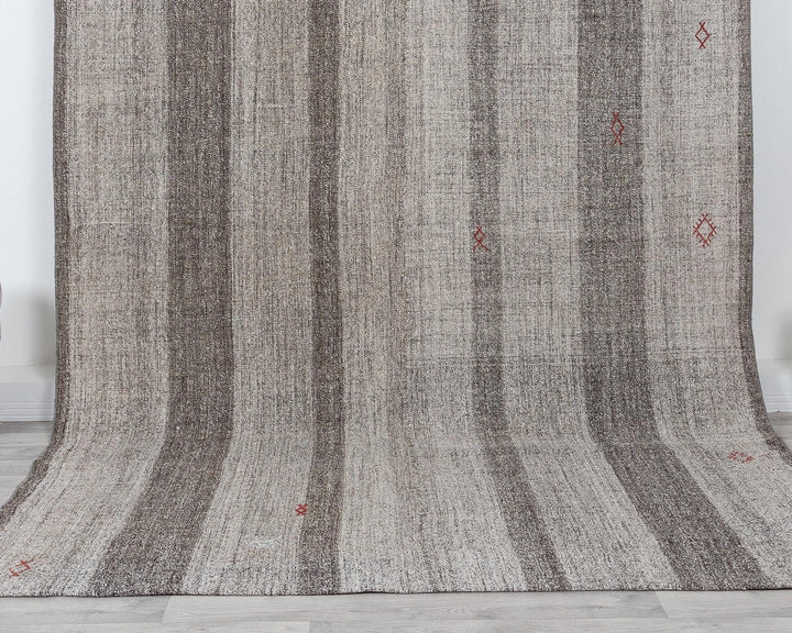 Gray Kilim Rug 9' x 10' 2" | No. VR47124