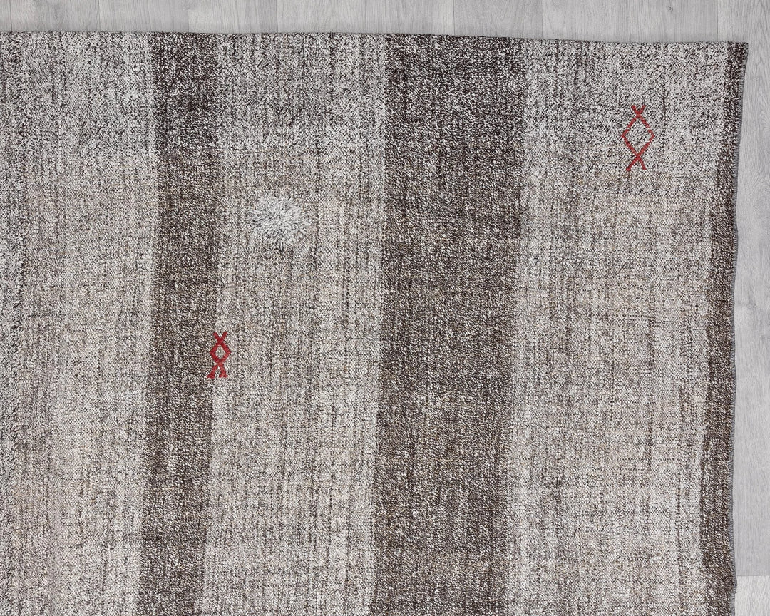 Gray Kilim Rug 9' x 10' 2" | No. VR47124