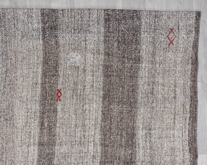 Gray Kilim Rug 9' x 10' 2" | No. VR47124
