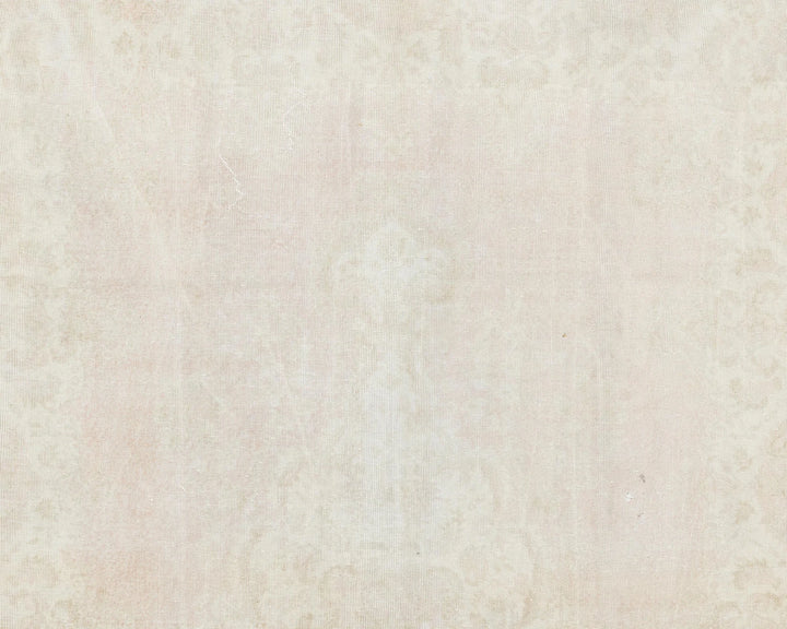 Beige Turkish Oushak Rug 6'11" x 10'6" Hand-Knotted | No. VR47131
