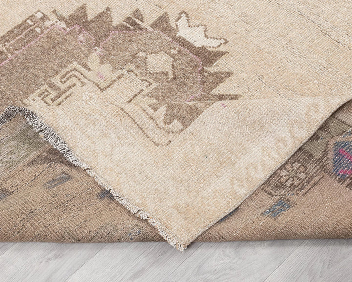 Multicolor Turkish Oushak Rug 5' 4" x 10' 8" Hand-Knotted | No. VR47332