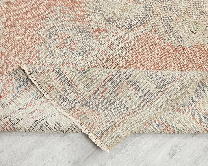 Multicolor Turkish Oushak Rug 5' 2" x 7' 3" Hand-Knotted | No. VR47348