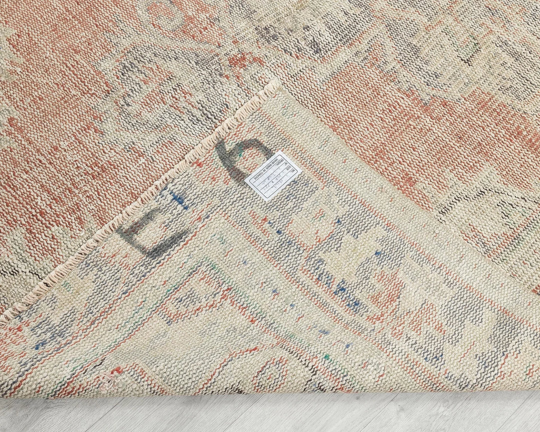 Multicolor Turkish Oushak Rug 5' 2" x 7' 3" Hand-Knotted | No. VR47348