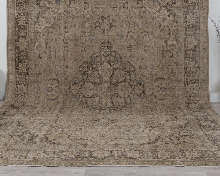 Multicolor Turkish Oushak Rug 9' 3" x 12' 5" Hand-Knotted | No. VR47364