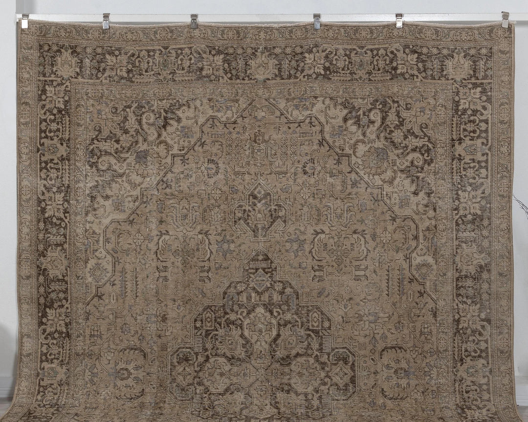 Multicolor Turkish Oushak Rug 9' 3" x 12' 5" Hand-Knotted | No. VR47364