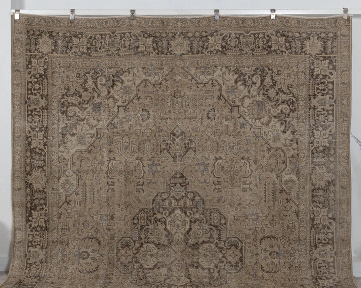 Multicolor Turkish Oushak Rug 9' 3" x 12' 5" Hand-Knotted | No. VR47364