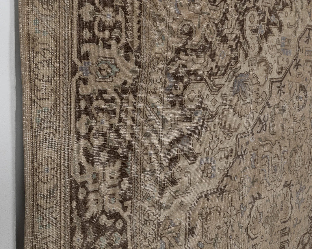 Multicolor Turkish Oushak Rug 9' 3" x 12' 5" Hand-Knotted | No. VR47364