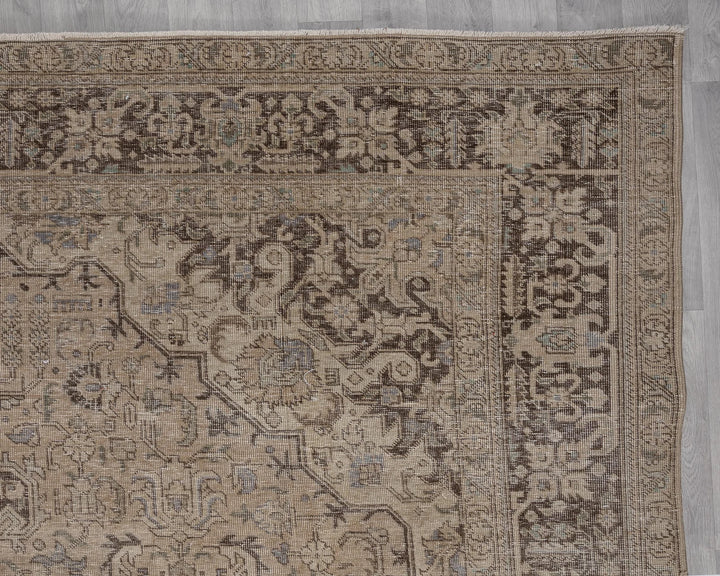 Multicolor Turkish Oushak Rug 9' 3" x 12' 5" Hand-Knotted | No. VR47364