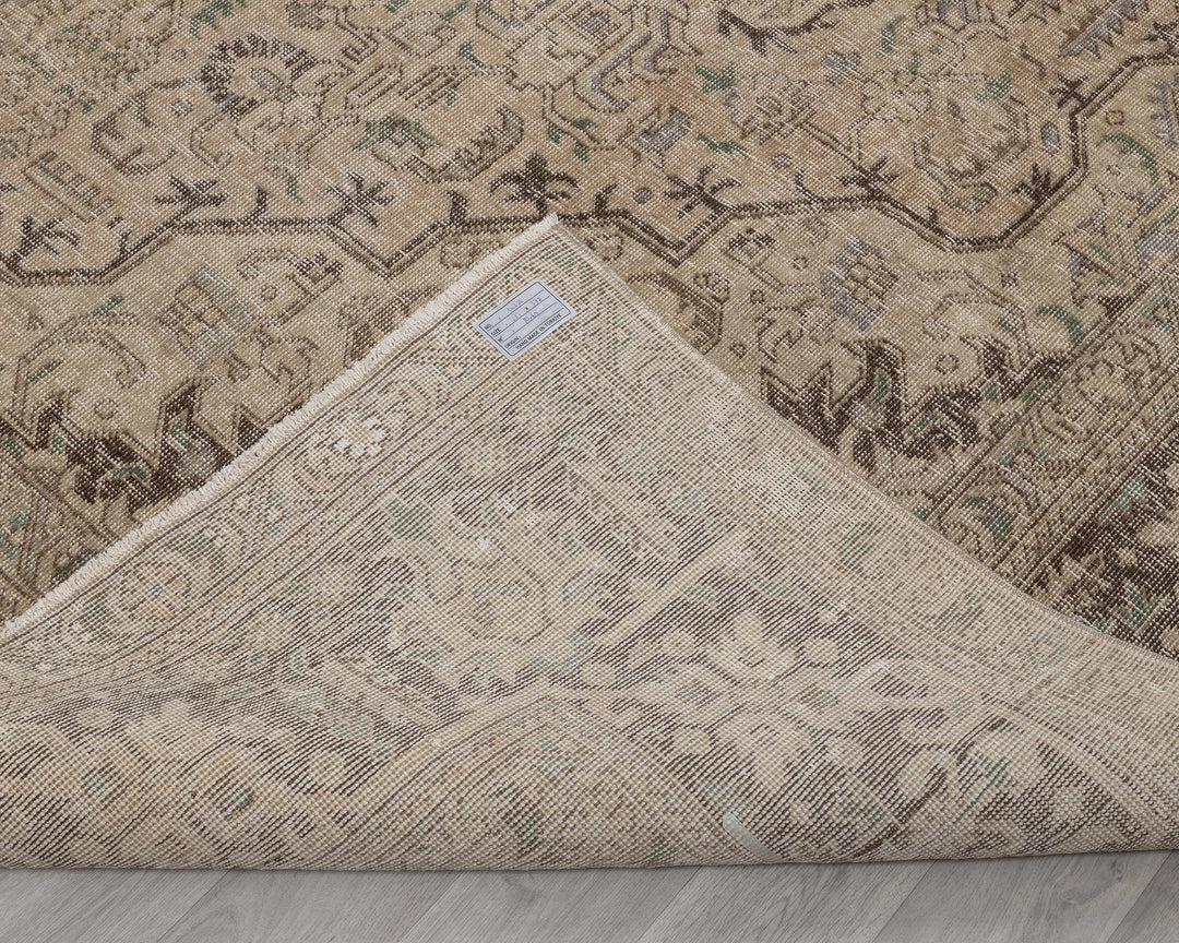 Multicolor Turkish Oushak Rug 9' 3" x 12' 5" Hand-Knotted | No. VR47364