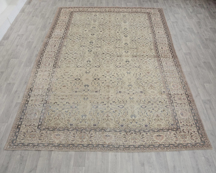 Multicolor Turkish Oushak Rug 7' 7" x 10' 7" Hand-Knotted view 9