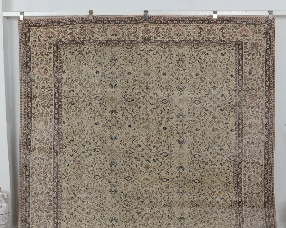 Multicolor Turkish Oushak Rug 7' 7" x 10' 7" Hand-Knotted view