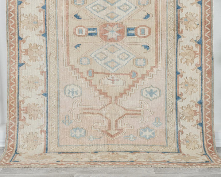 Multicolor Turkish Oushak Rug 5' 1" x 7' 9" Hand-Knotted view 9