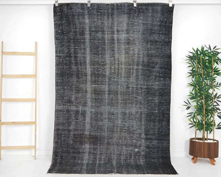 Gray Turkish Oushak Rug 5' 1" x 7' 3" Hand-Knotted | No. VR47451
