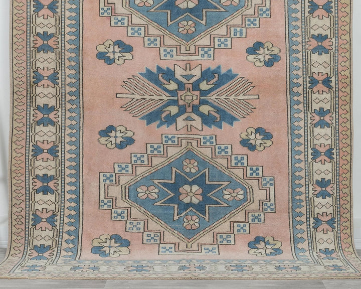 Multicolor Turkish Oushak Rug 5' 11" x 7' 10" Hand-Knotted view 10