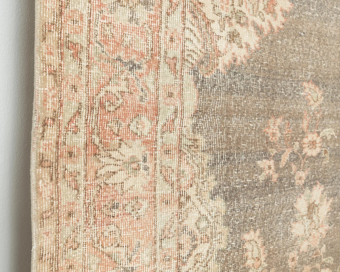 Multicolor Turkish Oushak Rug 6'9" x 9'6" Hand-Knotted | No. VR47909