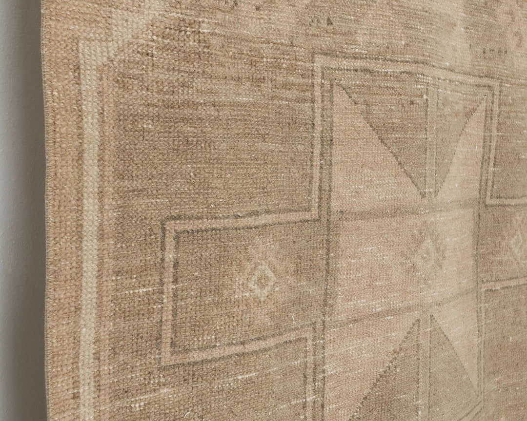 Multicolor Turkish Oushak Rug 3' x 12' Hand-Knotted | No. VR47943