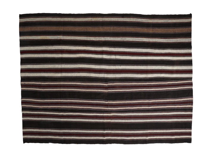 Multicolor Turkish Kilim Rug 9' x 11' 10" Flat-Weave | No. VR48001