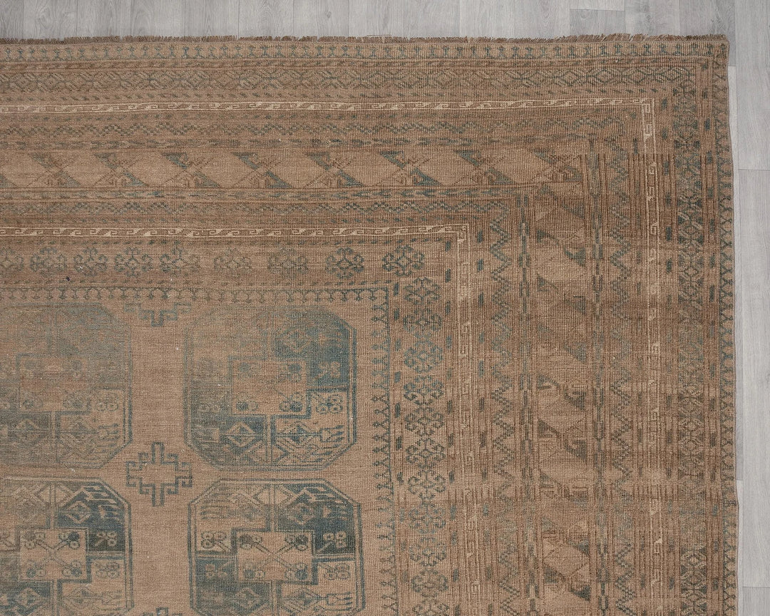 Multicolor Turkish Oushak Rug 8' 2" x 12' 5" Hand-Knotted | No. VR48016