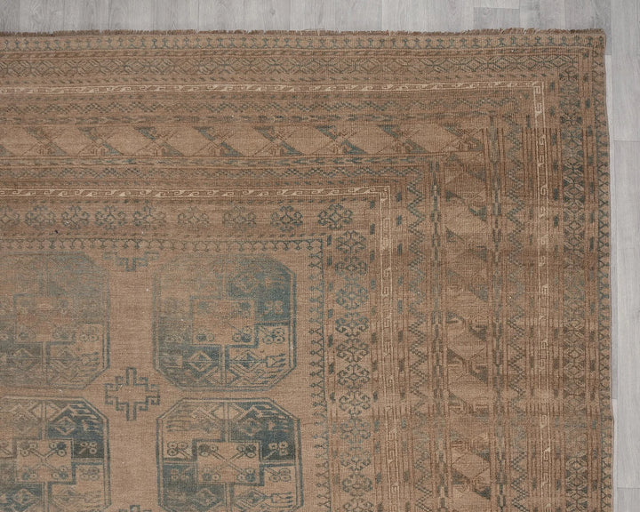 Multicolor Turkish Oushak Rug 8' 2" x 12' 5" Hand-Knotted | No. VR48016