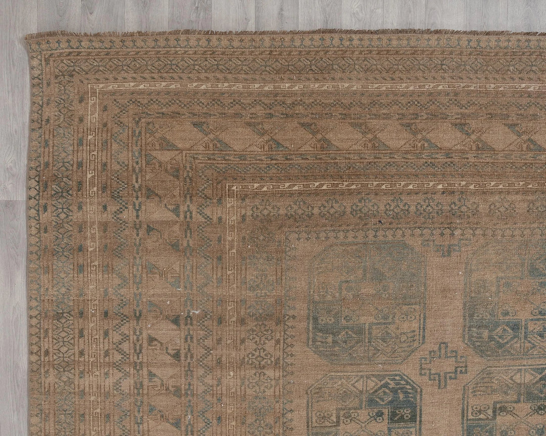 Multicolor Turkish Oushak Rug 8' 2" x 12' 5" Hand-Knotted | No. VR48016