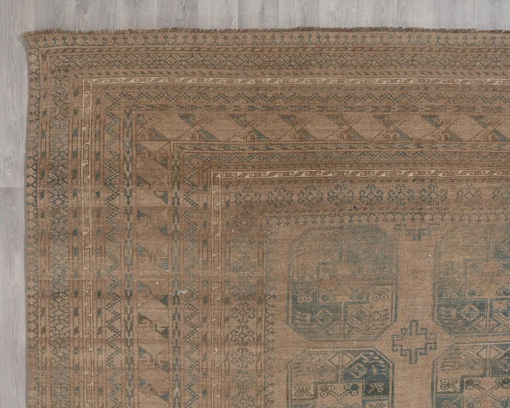 Multicolor Turkish Oushak Rug 8' 2" x 12' 5" Hand-Knotted | No. VR48016
