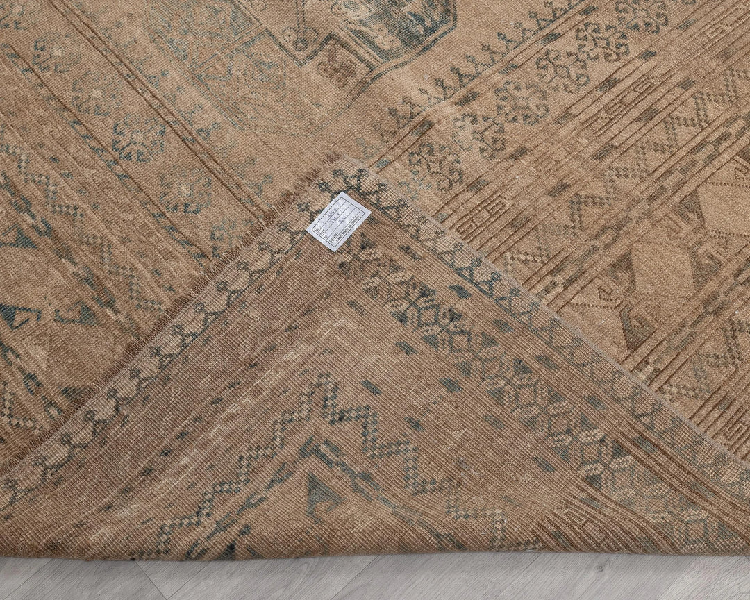 Multicolor Turkish Oushak Rug 8' 2" x 12' 5" Hand-Knotted | No. VR48016
