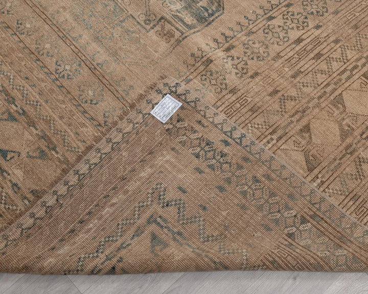 Multicolor Turkish Oushak Rug 8' 2" x 12' 5" Hand-Knotted | No. VR48016