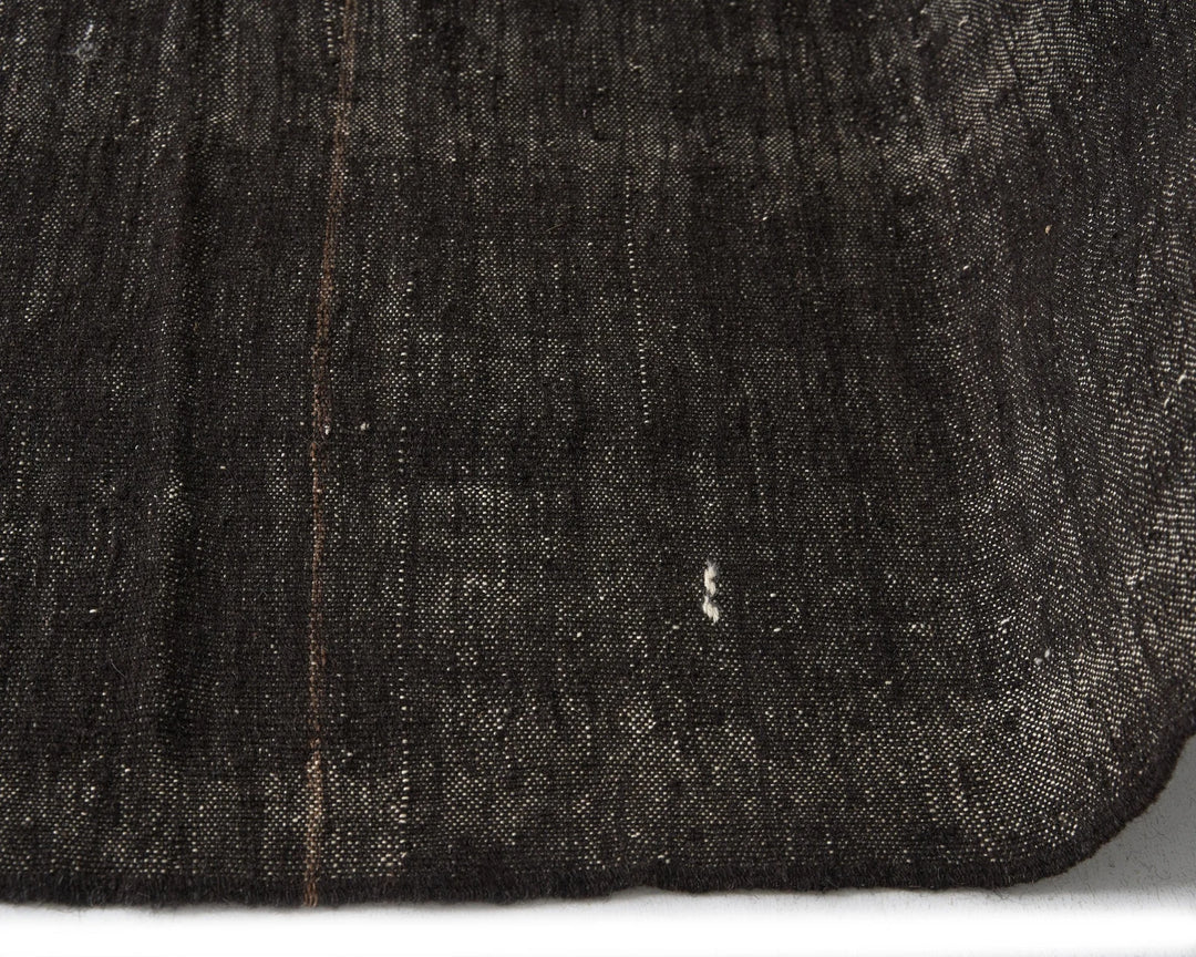 Brown Turkish Kilim Rug 7' 1" x 10' 8" Flat-Weave | No. VR48164