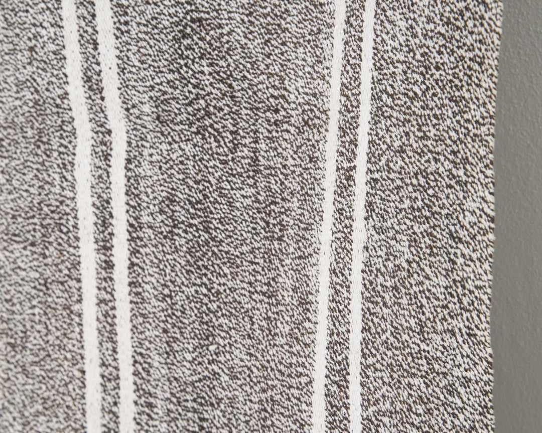 Gray Kilim Rug 6' 3" x 7' 9" | No. VR48183
