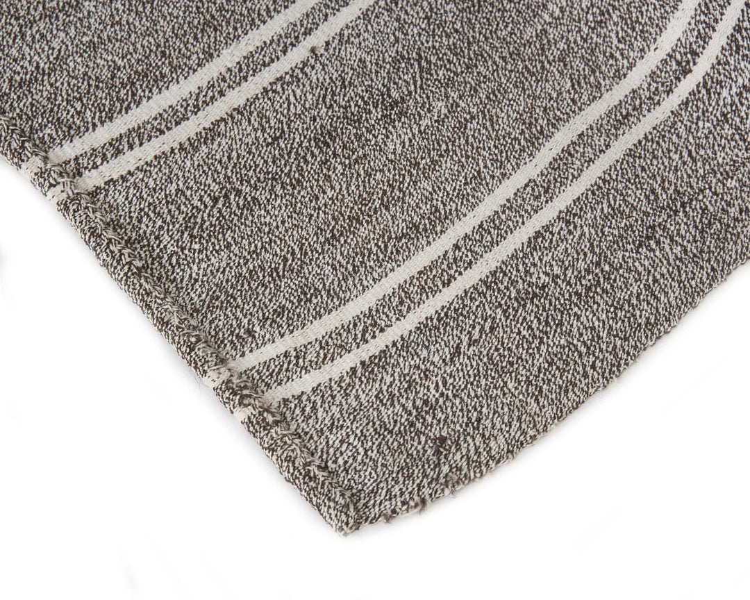 Gray Kilim Rug 6' 3" x 7' 9" | No. VR48183