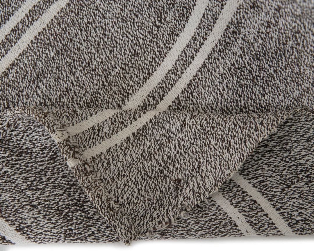 Gray Kilim Rug 6' 3" x 7' 9" | No. VR48183