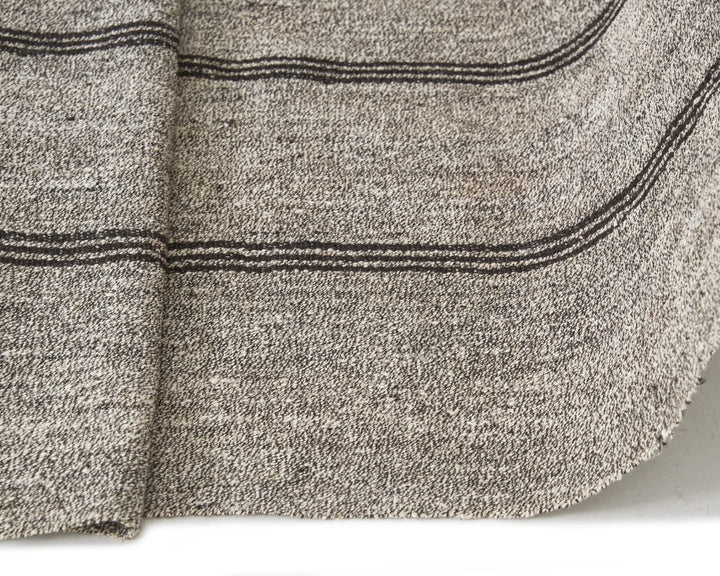 Gray Turkish Kilim Rug 2'11" x 15'6" Flat-Weave | No. VR48213