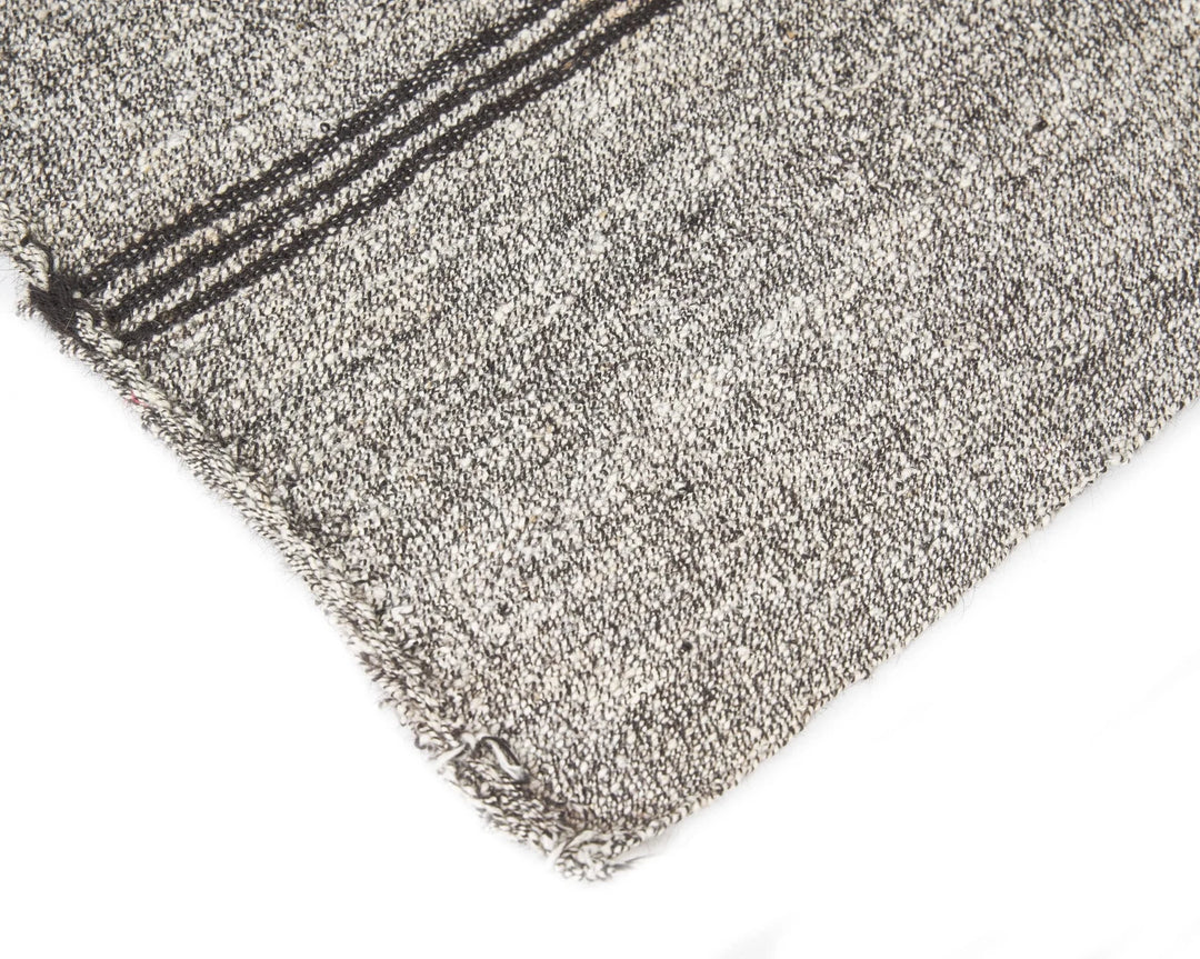 Gray Turkish Kilim Rug 2'11" x 15'6" Flat-Weave | No. VR48213