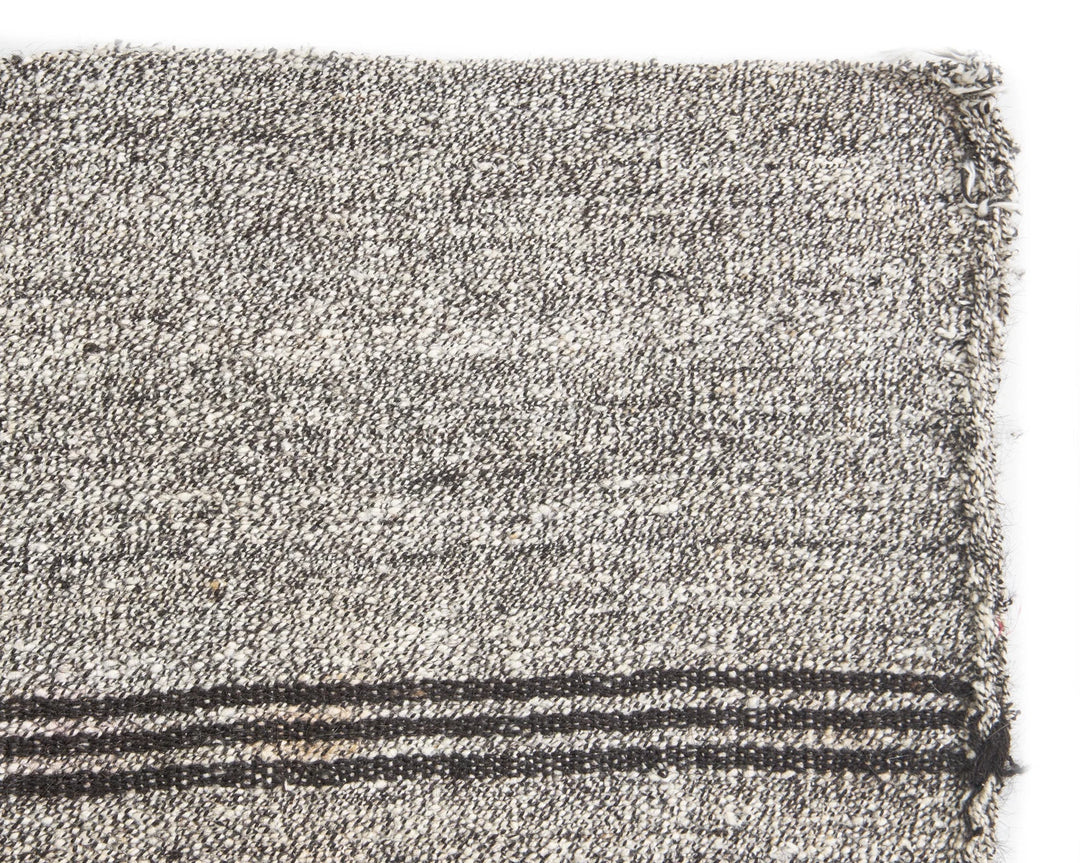 Gray Turkish Kilim Rug 2'11" x 15'6" Flat-Weave | No. VR48213