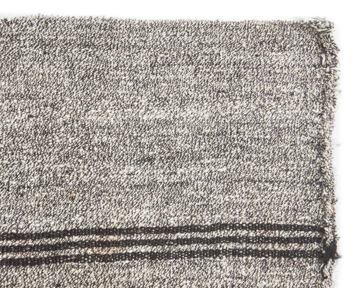 Gray Turkish Kilim Rug 2'11" x 15'6" Flat-Weave | No. VR48213