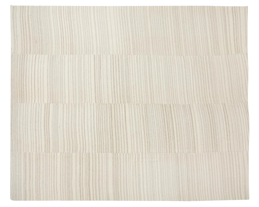 Beige Turkish Kilim Rug 9' 6" x 11' 4" Flat-Weave view 9