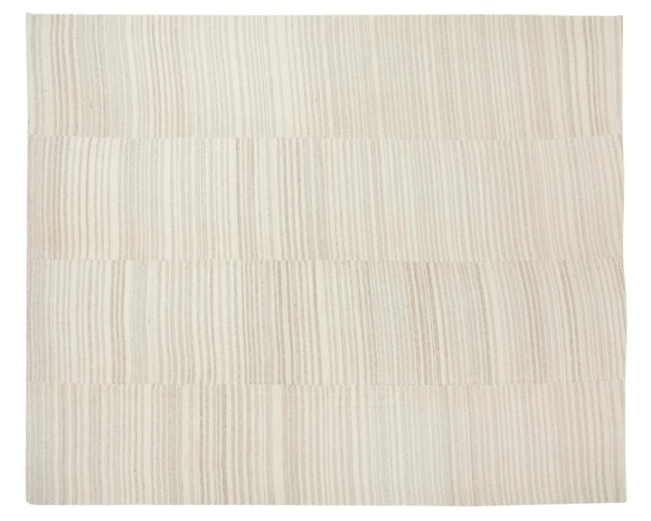 Beige Turkish Kilim Rug 9' 6" x 11' 4" Flat-Weave view 9