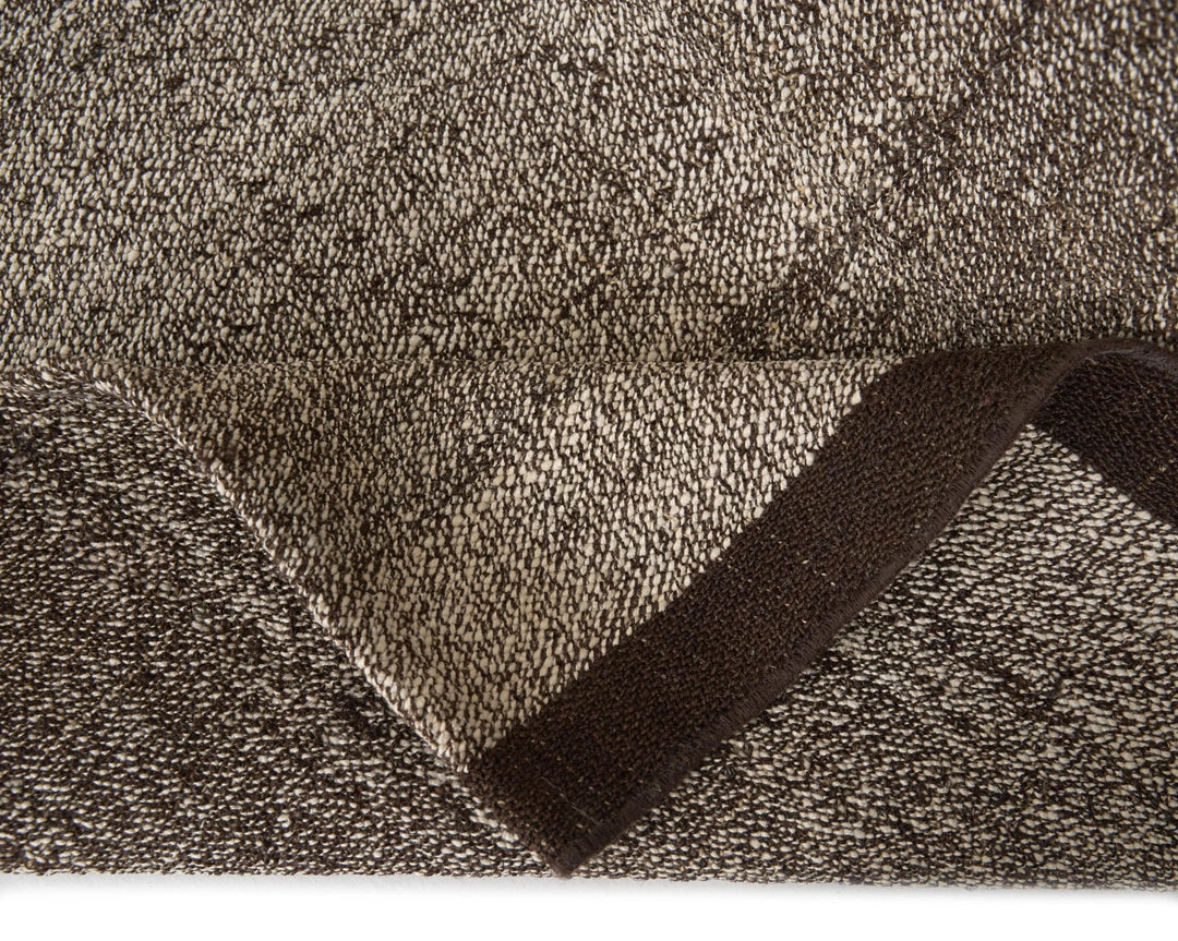 Black Turkish Kilim Rug 7' 10" x 5' 5" Flat-Weave | No. VR48276