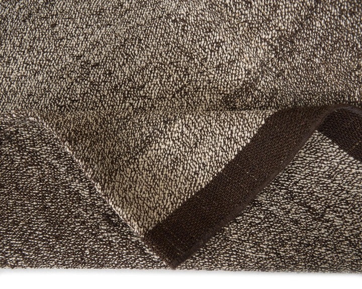 Black Turkish Kilim Rug 7' 10" x 5' 5" Flat-Weave | No. VR48276