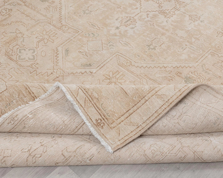 Multicolor Turkish Oushak Rug 10' x 12' 7" Hand-Knotted field