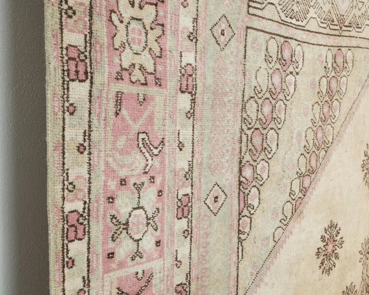 Multicolor Turkish Oushak Rug 9' 7" x 6' 3" Hand-Knotted | No. VR48441