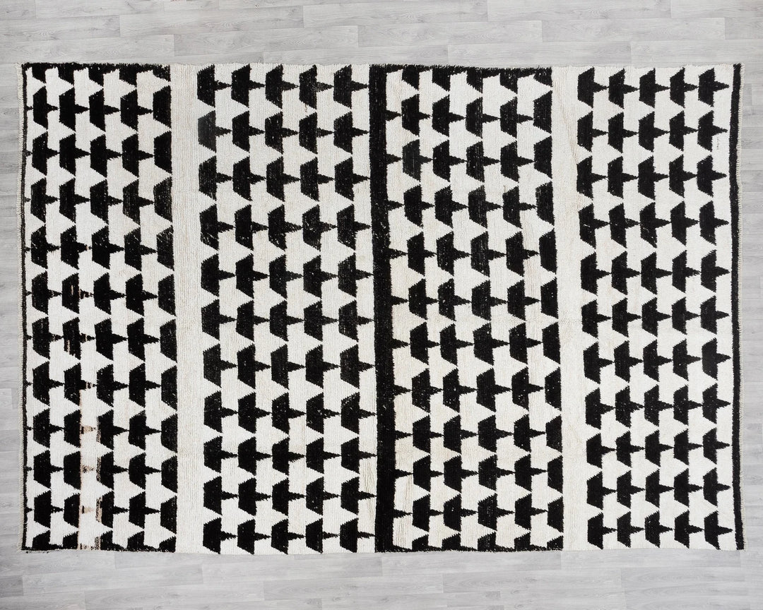 Black Vintage Turkish Rug 9' 4" x 12' 10" | No. VR48545