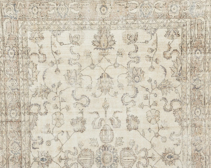Beige Turkish Oushak Rug 6' 2" x 10' 4" Hand-Knotted view