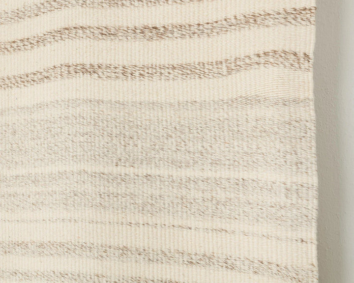 Beige Turkish Kilim Rug 9'6" x 12'10" Flat-Weave | No. VR48799
