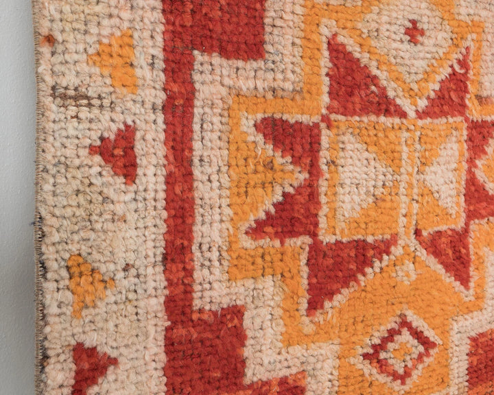 Multicolor Turkish Oushak Rug 2'10" x 10'4" Hand-Knotted | No. VR48843