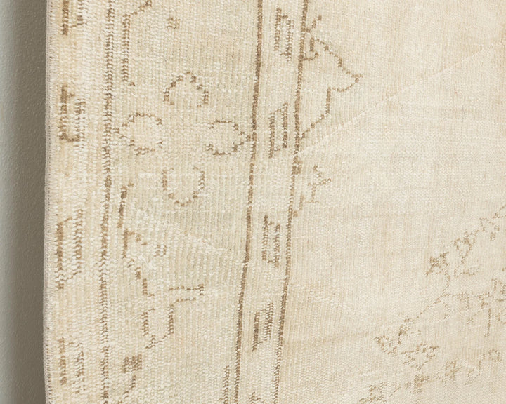 Beige Turkish Oushak Rug 6' x 10' Hand-Knotted | No. VR48946