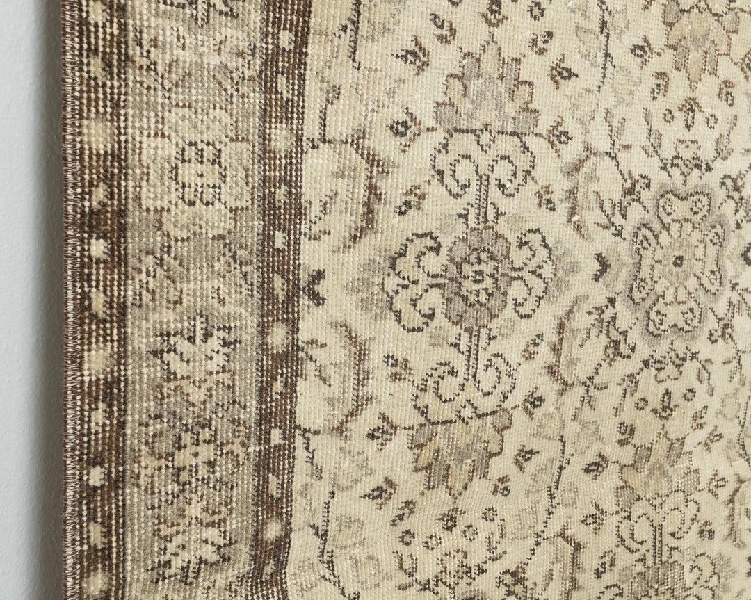Multicolor Turkish Oushak Rug 3' 8" x 7' Hand-Knotted | No. VR48999
